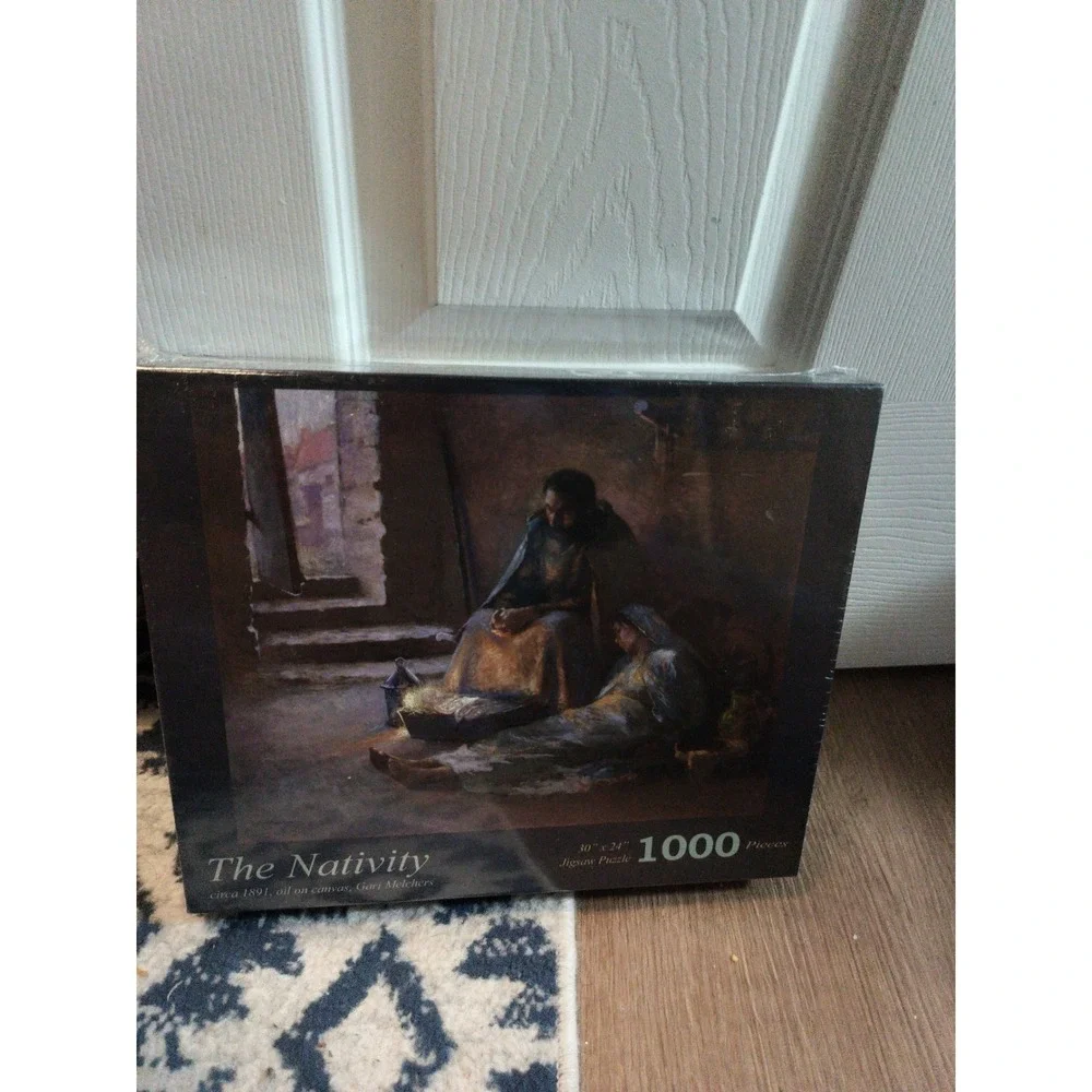 [NEW] The Gari Melchers Nativity Puzzle Circa 1891 ~ 1000 Piece Puzzle 30